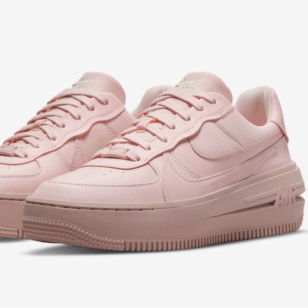 Nike Air Force 1 PLT.AF.ORM  DJ9946 600 Pink Oxford Women's Athletic Shoes